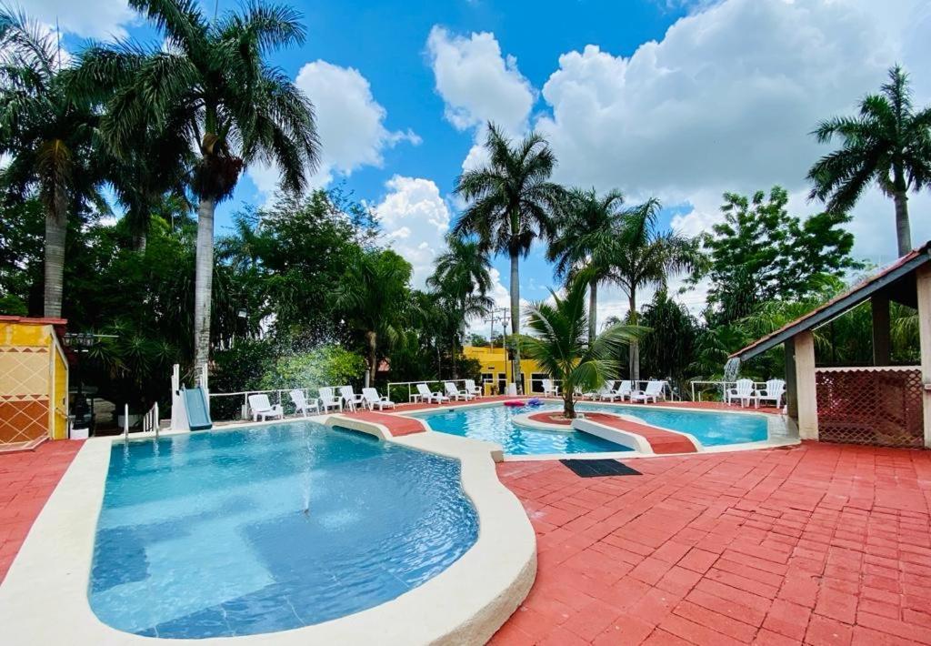 Hotel Green River Izamal Bagian luar foto